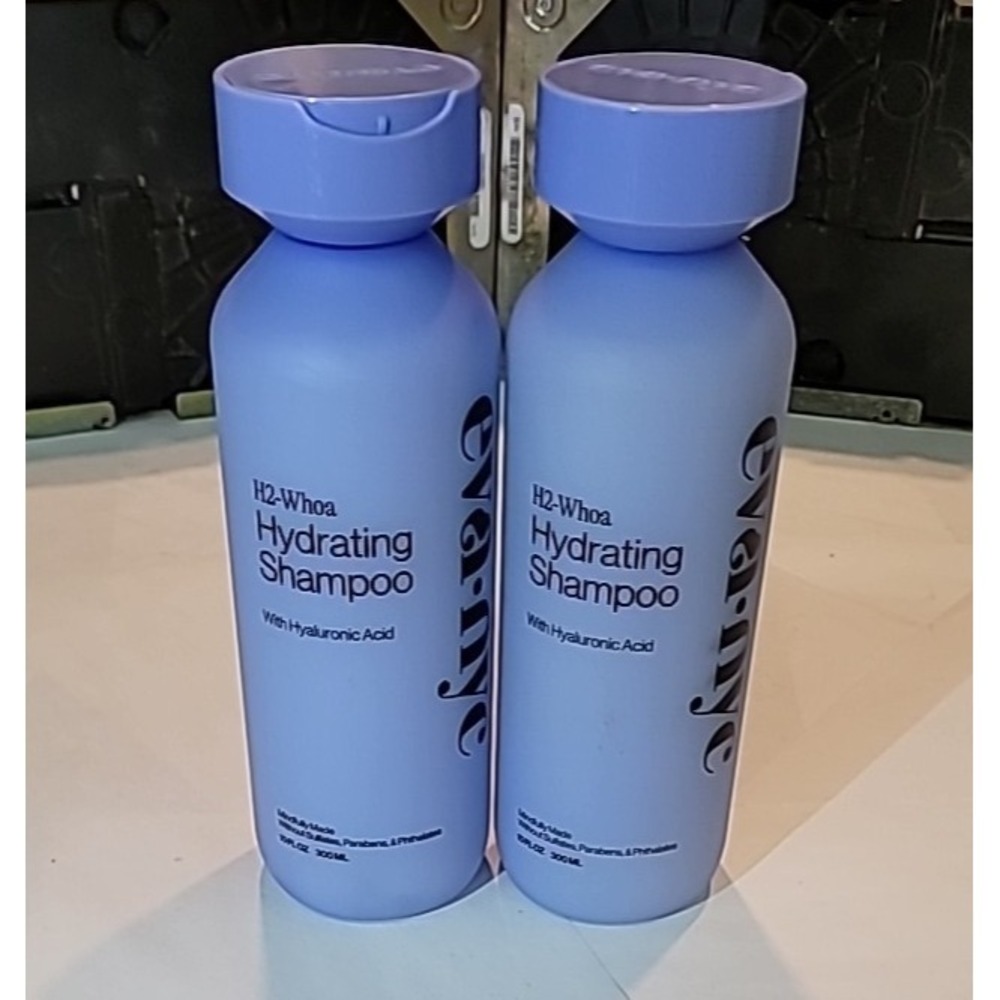 Eva NYC H2-Whoa Hydrating‎ Shampoo with Hyaluronic Acid, 10 oz LOT OF 2